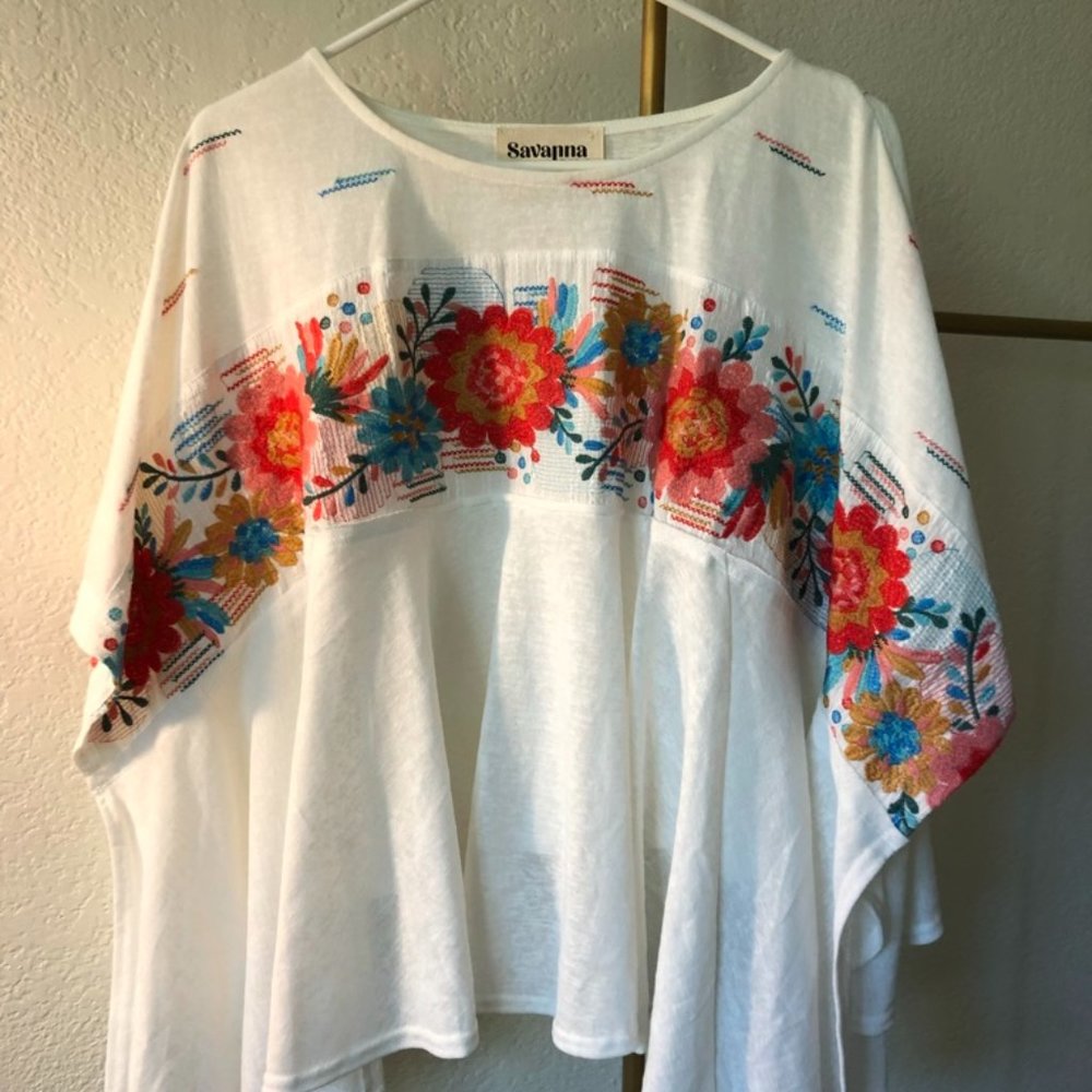Savanna Jane Boutique Embroidered Top